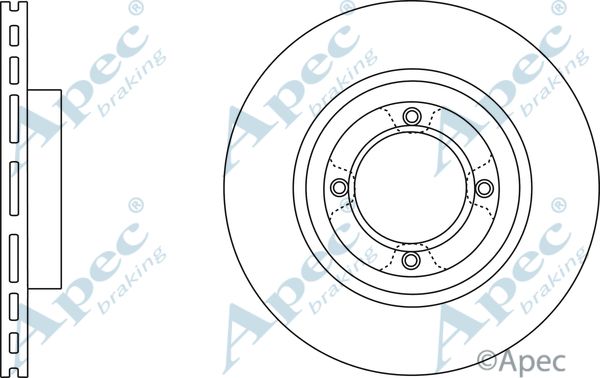 APEC BRAKING Jarrulevy DSK2785